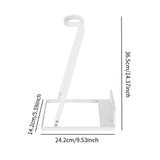 Maxbell Vacuum Stand Bracket Universal Storage Rack for Balcony Bathroom Living Room white
