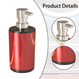 Maxbell Liquid Soap Dispenser Shower Gel Bottle for Bathroom Laundry Kitchen Counter red