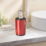 Maxbell Liquid Soap Dispenser Shower Gel Bottle for Bathroom Laundry Kitchen Counter red
