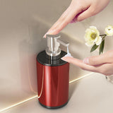 Maxbell Liquid Soap Dispenser Shower Gel Bottle for Bathroom Laundry Kitchen Counter red