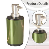 Maxbell Liquid Soap Dispenser Shower Gel Bottle for Bathroom Laundry Kitchen Counter green