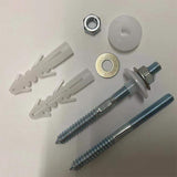 Maxbell Wall Mounted Basin Fixing Kit Washbasins Parts Sturdy Bathroom Basin Fitting 10x120mm