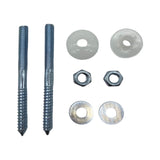 Maxbell Wall Mounted Basin Fixing Kit Washbasins Parts Sturdy Bathroom Basin Fitting 10x120mm