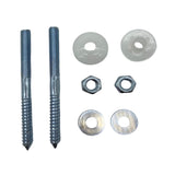 Maxbell Wall Mounted Basin Fixing Kit Washbasins Parts Sturdy Bathroom Basin Fitting 10x120mm