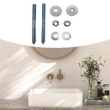 Maxbell Wall Mounted Basin Fixing Kit Washbasins Parts Sturdy Bathroom Basin Fitting 10x120mm