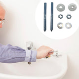 Maxbell Wall Mounted Basin Fixing Kit Washbasins Parts Sturdy Bathroom Basin Fitting 10x120mm