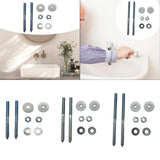 Maxbell Wall Mounted Basin Fixing Kit Washbasins Parts Sturdy Bathroom Basin Fitting 10x120mm