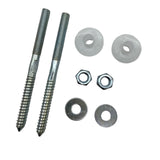 Maxbell Wall Mounted Basin Fixing Kit Washbasins Parts Sturdy Bathroom Basin Fitting 10x140mm