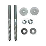 Maxbell Wall Mounted Basin Fixing Kit Washbasins Parts Sturdy Bathroom Basin Fitting 10x140mm