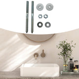 Maxbell Wall Mounted Basin Fixing Kit Washbasins Parts Sturdy Bathroom Basin Fitting 10x140mm