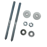 Maxbell Wall Mounted Basin Fixing Kit Washbasins Parts Sturdy Bathroom Basin Fitting 10x180mm