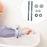 Maxbell Wall Mounted Basin Fixing Kit Washbasins Parts Sturdy Bathroom Basin Fitting 10x180mm