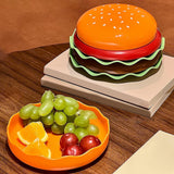 Maxbell Hamburger Bowl and Plate Set Dinner Dishes Lunch Cake Ceramic Dinnerware Set