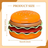 Maxbell Hamburger Bowl and Plate Set Dinner Dishes Lunch Cake Ceramic Dinnerware Set