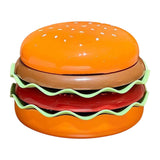 Maxbell Hamburger Bowl and Plate Set Dinner Dishes Lunch Cake Ceramic Dinnerware Set