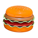 Maxbell Hamburger Bowl and Plate Set Dinner Dishes Lunch Cake Ceramic Dinnerware Set