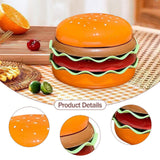 Maxbell Hamburger Bowl and Plate Set Dinner Dishes Lunch Cake Ceramic Dinnerware Set