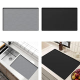 Maxbell Under Sink Mat for Kitchen Cabinet Anti Slip Bathroom Tray Cabinet Protector Grey
