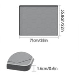 Maxbell Under Sink Mat for Kitchen Cabinet Anti Slip Bathroom Tray Cabinet Protector Grey