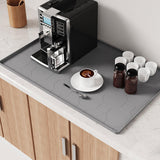 Maxbell Under Sink Mat for Kitchen Cabinet Anti Slip Bathroom Tray Cabinet Protector Grey