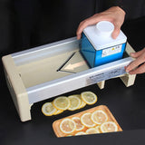 Maxbell Fruits Slicer Manual Potato Chips Slicer for Apples Fruits Vegetables Onions