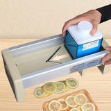 Maxbell Fruits Slicer Manual Potato Chips Slicer for Apples Fruits Vegetables Onions