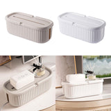 Maxbell Cables Storage Box Practical Cables Organizer Box for Computer Tabletop Khaki