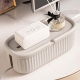 Maxbell Cables Storage Box Practical Cables Organizer Box for Computer Tabletop Khaki