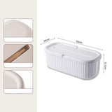 Maxbell Cables Storage Box Practical Cables Organizer Box for Computer Tabletop White