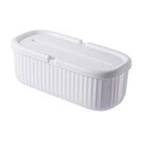 Maxbell Cables Storage Box Practical Cables Organizer Box for Computer Tabletop White