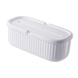 Maxbell Cables Storage Box Practical Cables Organizer Box for Computer Tabletop White