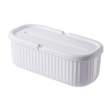 Maxbell Cables Storage Box Practical Cables Organizer Box for Computer Tabletop White