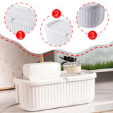 Maxbell Cables Storage Box Practical Cables Organizer Box for Computer Tabletop White