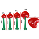 Maxbell 5 Sets Measuring Spoons Tools Egg Separator for Dry and Liquid Coffee Baking
