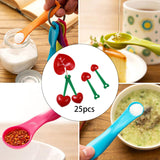 Maxbell 5 Sets Measuring Spoons Tools Egg Separator for Dry and Liquid Coffee Baking
