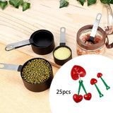 Maxbell 5 Sets Measuring Spoons Tools Egg Separator for Dry and Liquid Coffee Baking
