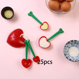 Maxbell 5 Sets Measuring Spoons Tools Egg Separator for Dry and Liquid Coffee Baking