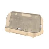 Maxbell Dustproof Cup Holder Desktop Cup Storage Rack for Dishes Chopsticks Tea Cups Cream Color
