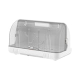 Maxbell Dustproof Cup Holder Desktop Cup Storage Rack for Dishes Chopsticks Tea Cups White