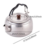 Maxbell Tea Kettle 0.8L Portable Picnic Teakettle for Outdoor Camping Garden Kitchen