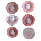Maxbell Ceramic Tea Cup with Tea Pet Traditional for Teahouse Restaurant Living Room Style A