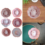 Maxbell Ceramic Tea Cup with Tea Pet Traditional for Teahouse Restaurant Living Room Style A