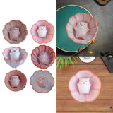 Maxbell Ceramic Tea Cup with Tea Pet Traditional for Teahouse Restaurant Living Room Style A