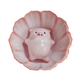 Maxbell Ceramic Tea Cup with Tea Pet Traditional for Teahouse Restaurant Living Room Style A