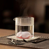 Maxbell Ceramic Tea Cup with Tea Pet Traditional for Teahouse Restaurant Living Room Style A