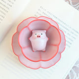 Maxbell Ceramic Tea Cup with Tea Pet Traditional for Teahouse Restaurant Living Room Style B