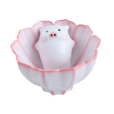 Maxbell Ceramic Tea Cup with Tea Pet Traditional for Teahouse Restaurant Living Room Style C