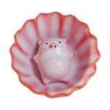 Maxbell Ceramic Tea Cup with Tea Pet Traditional for Teahouse Restaurant Living Room Style D