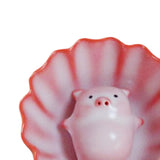 Maxbell Ceramic Tea Cup with Tea Pet Traditional for Teahouse Restaurant Living Room Style D