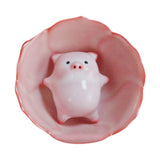 Maxbell Ceramic Tea Cup with Tea Pet Traditional for Teahouse Restaurant Living Room Style E